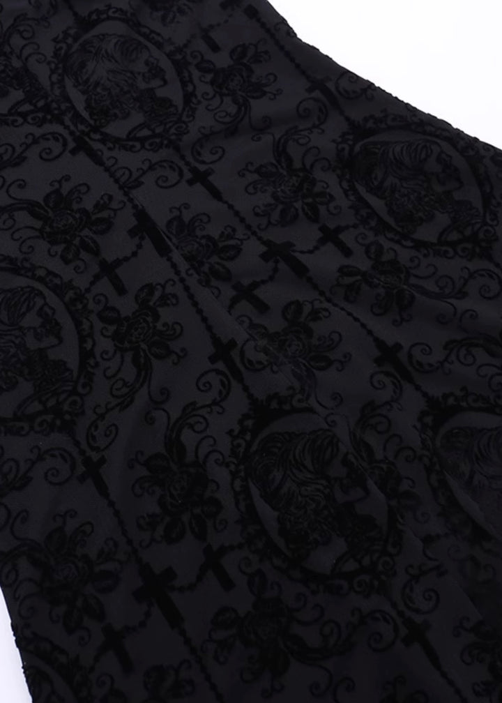 black lace cami dress/LG1136