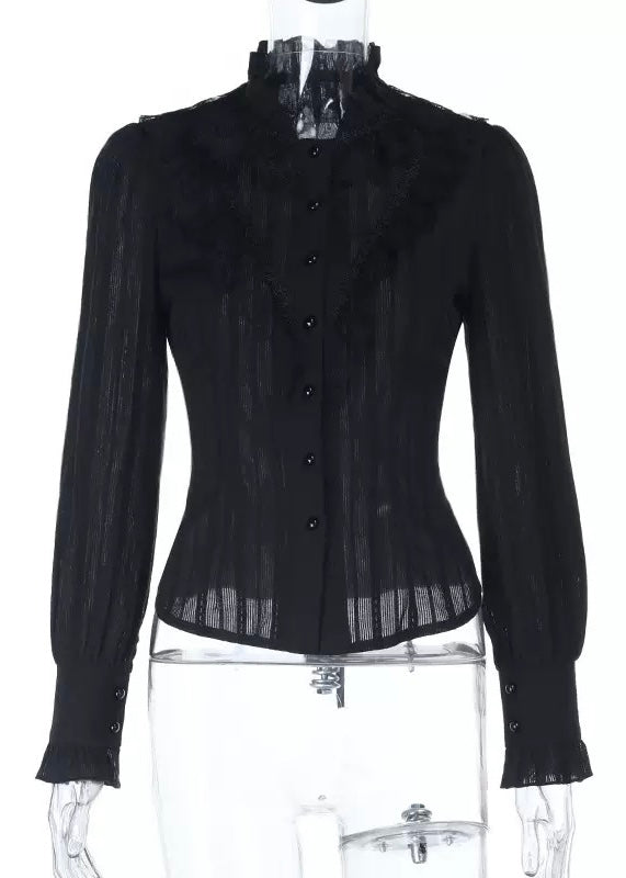 Gothic Frill Classic Shirt / lg1355_e4r