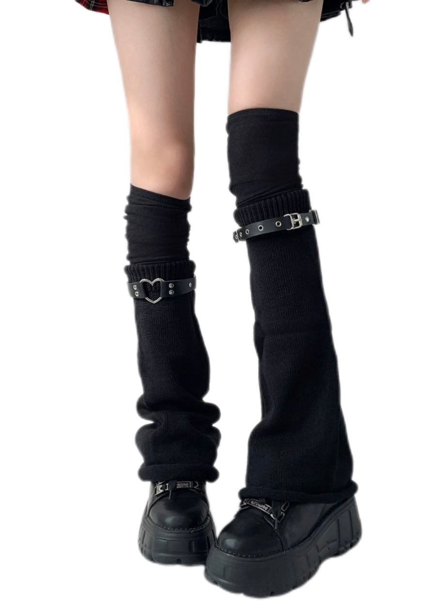 over knee horn leg sleeves / Y1106