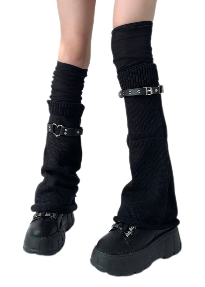 over knee horn leg sleeves / Y1106