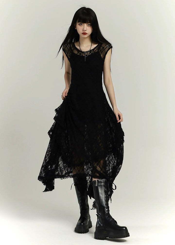 french retro gothic dress/lg1135