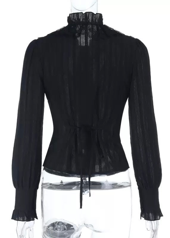 Gothic Frill Classic Shirt / lg1355_e4r