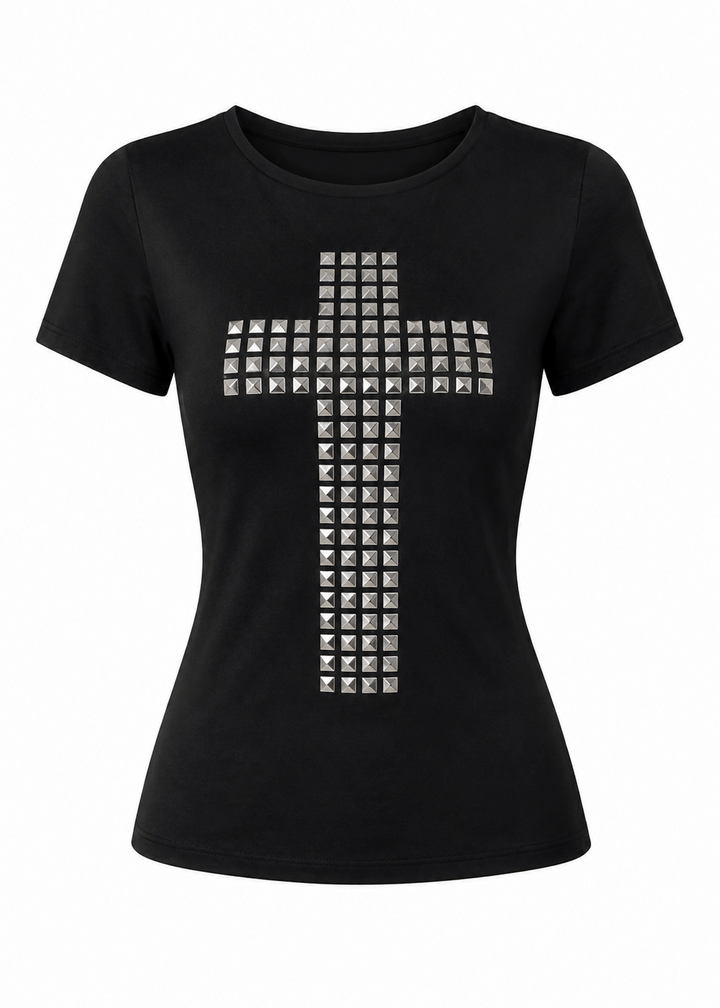 STUDS CROSS FIT TOP / LG1594_e4r