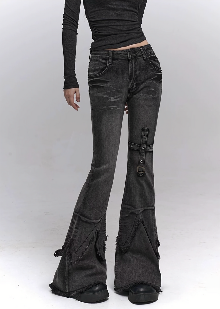 Dark Dystopia Denim Pants / lg1335