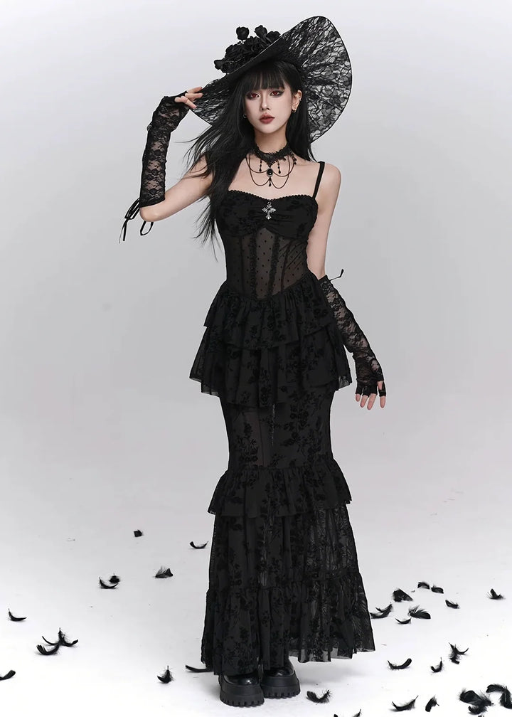 Gothic Lace-up Arm Cover / A1127