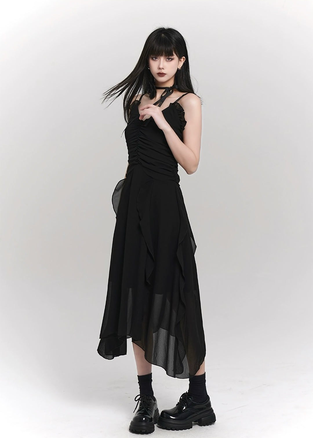 black french sling dress/lg1134