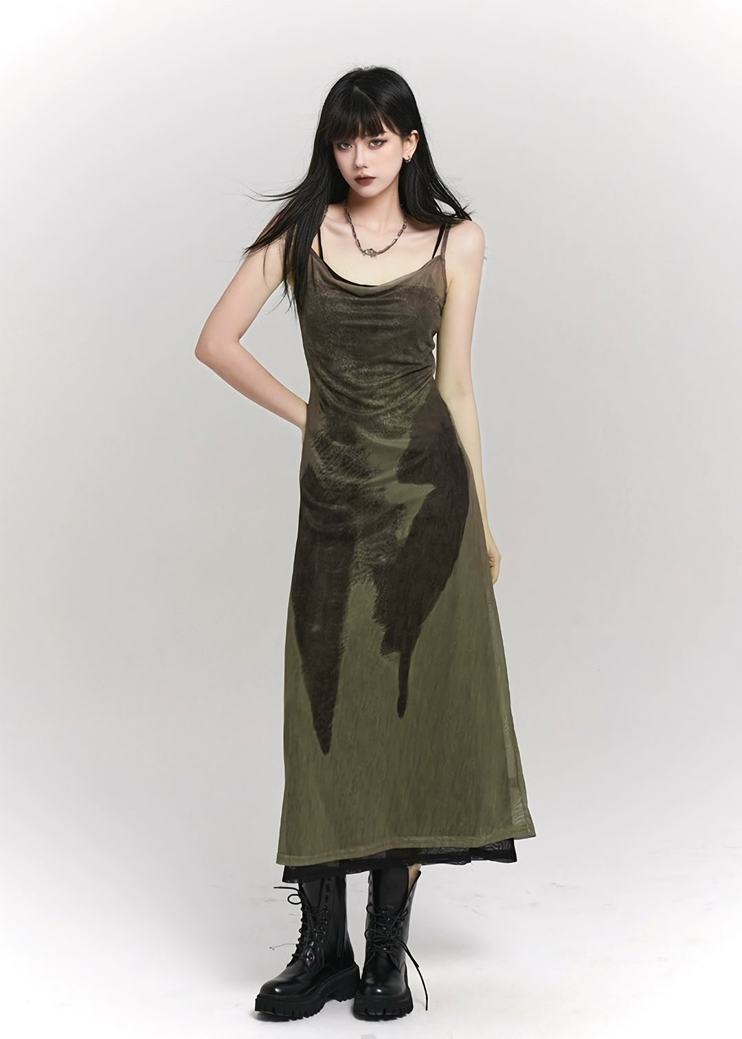 layered camisole dress/lg1137