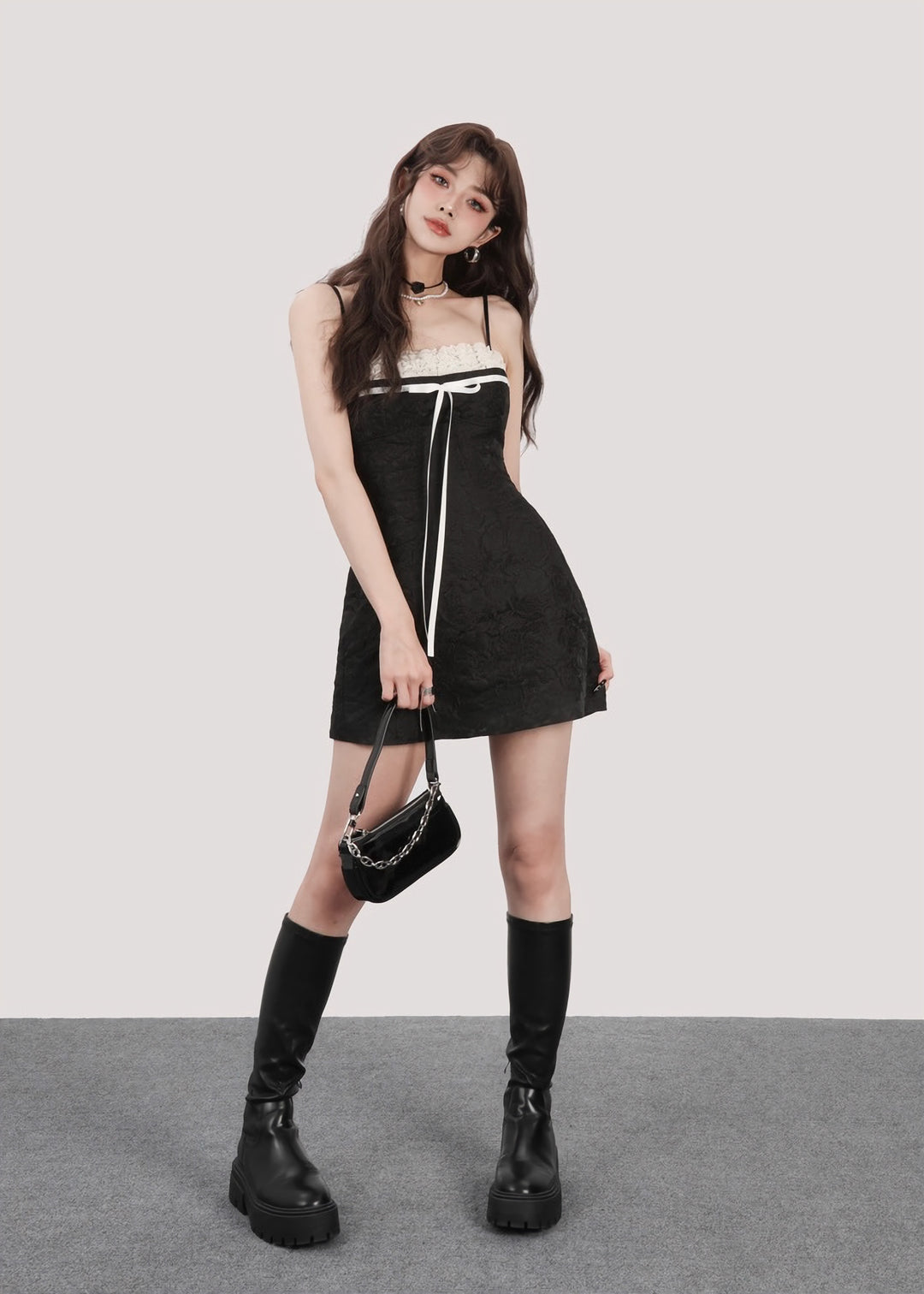 ballet suspender dress/mu1110