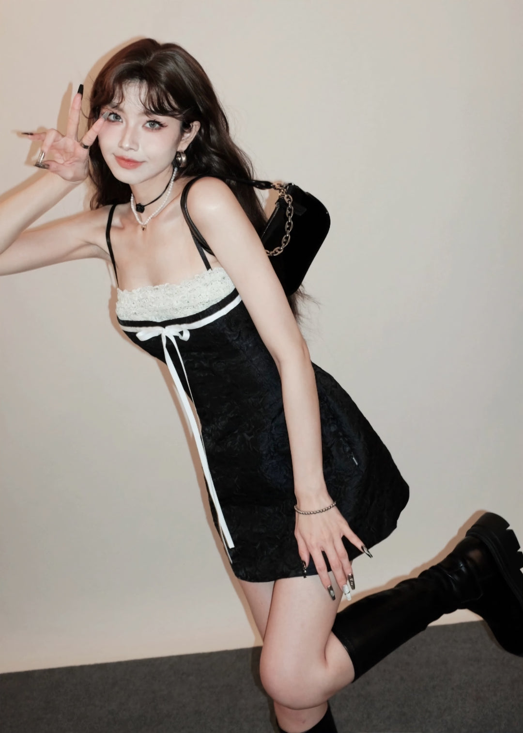 ballet suspender dress/mu1110