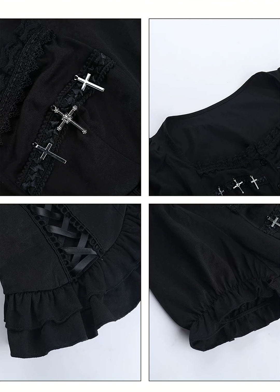 GOTHIC CORSET FRILL SET / LG1562