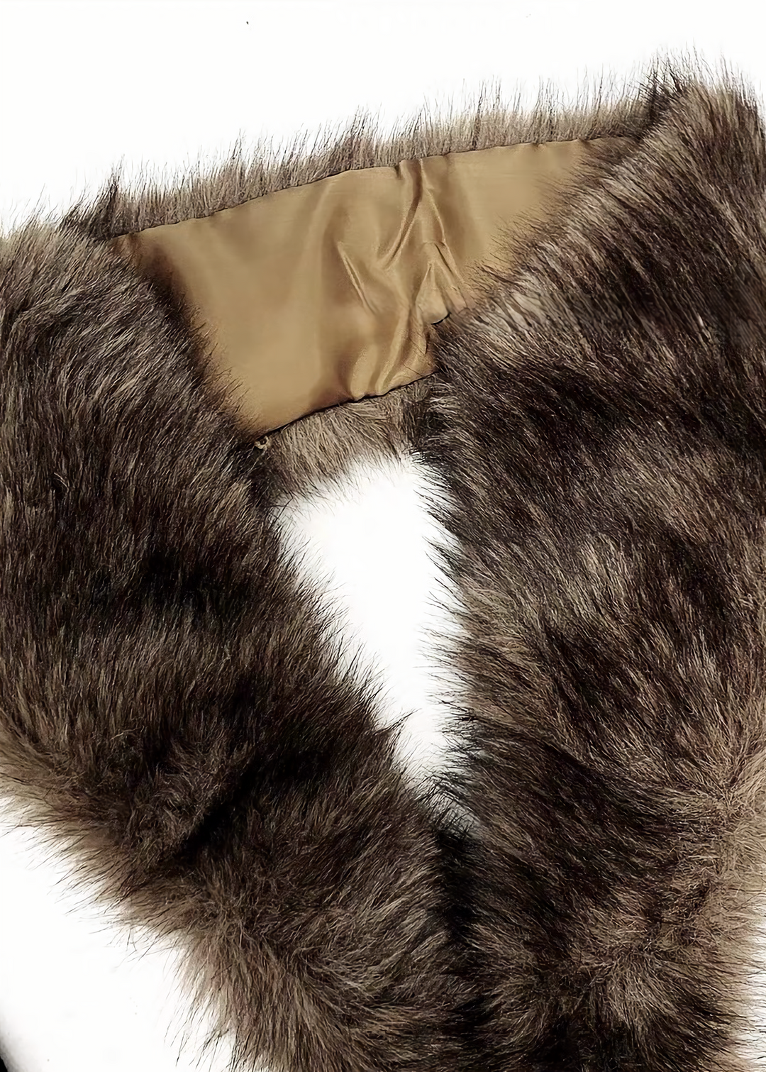 FUR COLLAR BELTED LONG COAT / LG1747