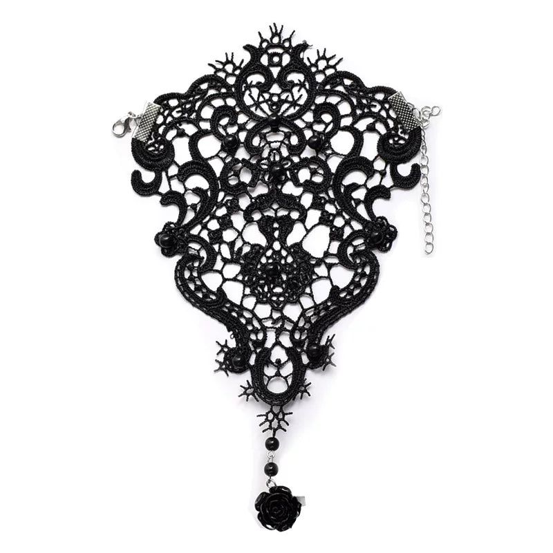 GOTHIC LACE HAND HARNESS / V1177