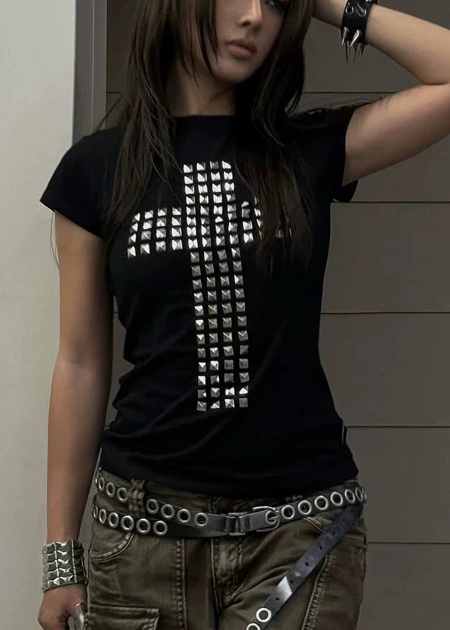 STUDS CROSS FIT TOP / LG1594