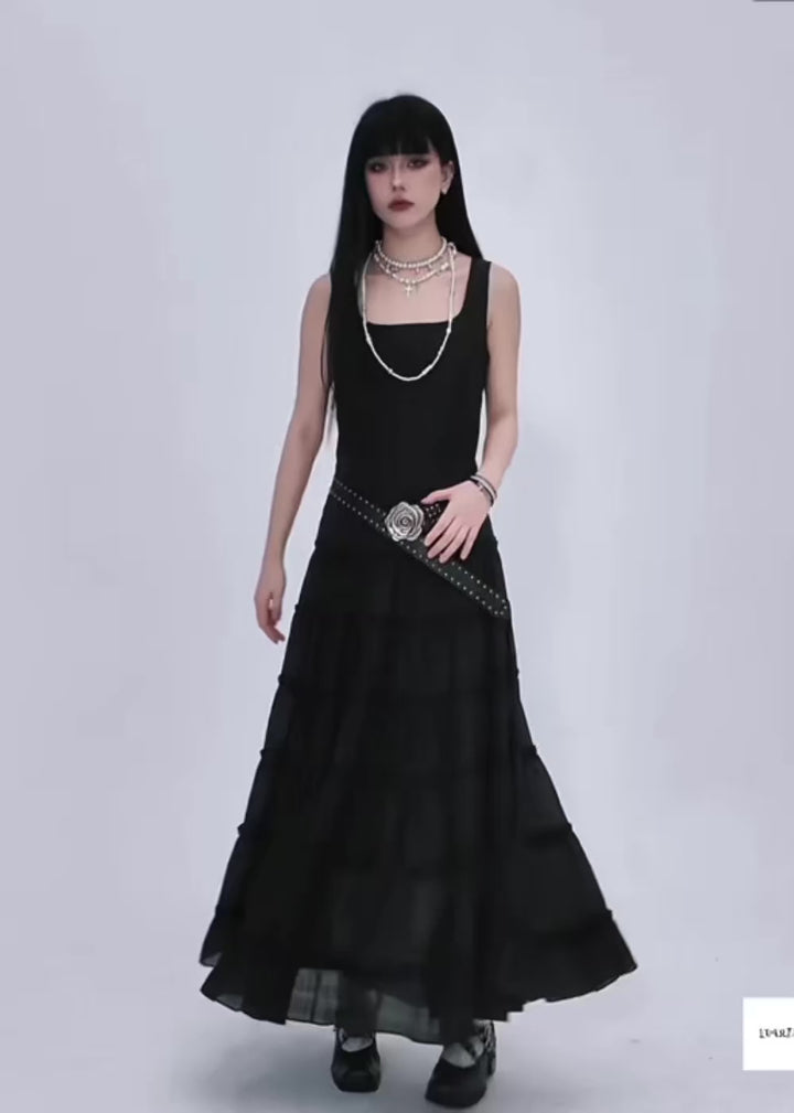 Nocturne Ruffle Dress / LG1269
