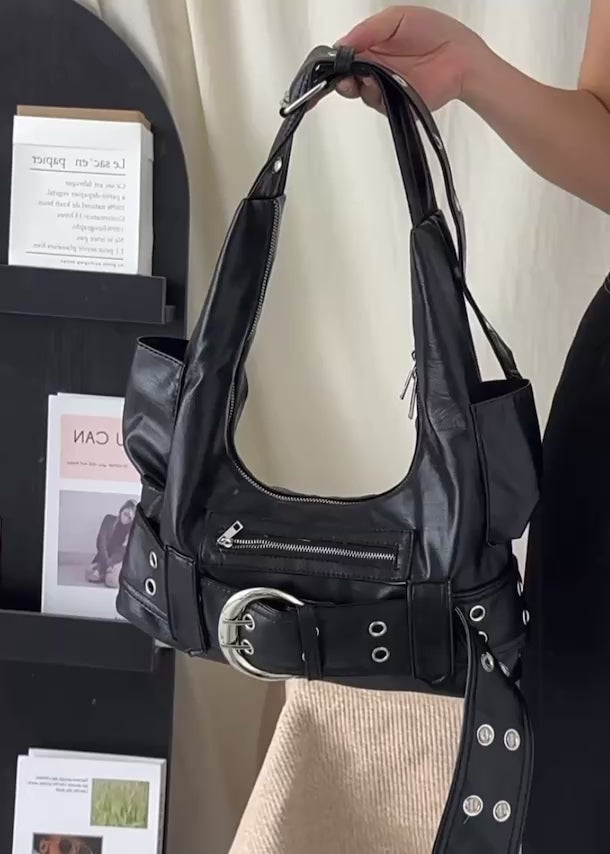 Shoulder bag with belt / b1116_e4r