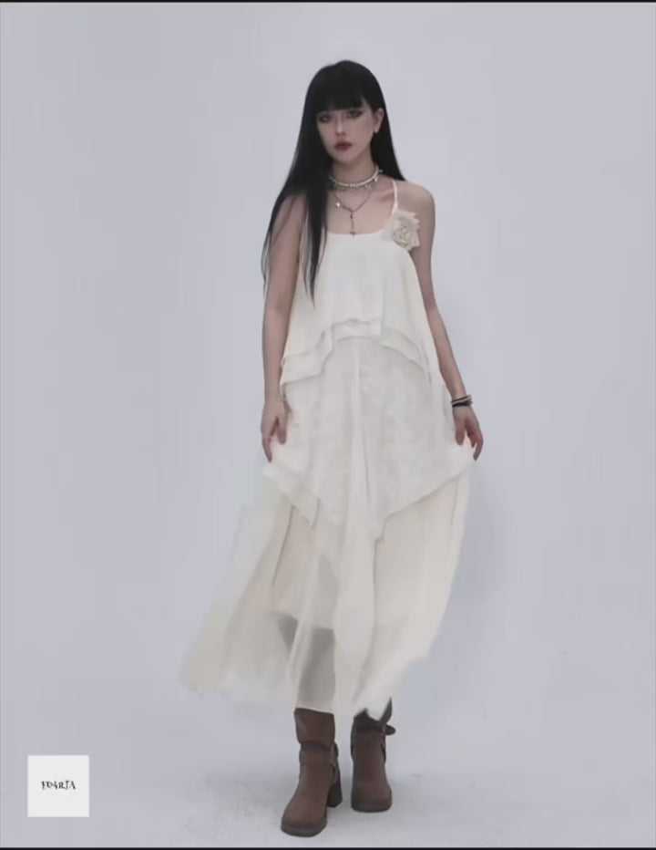 Tiered long dress / lg1261 