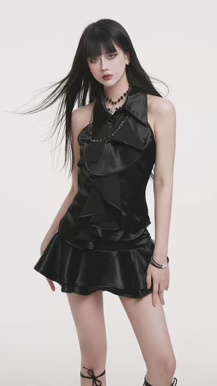 Off Shoulder Dark Princess Dress set / a1258