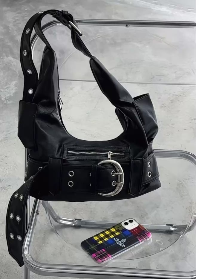Shoulder bag with belt / b1116_e4r