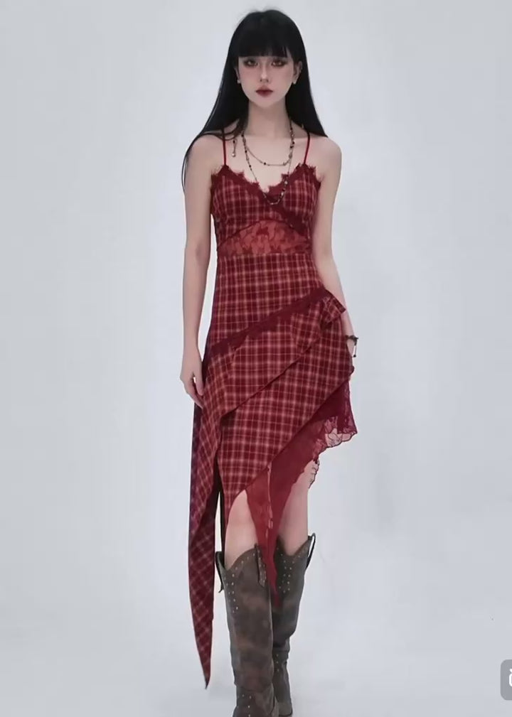 Rouge Lace Sheer Dress/lg1322 