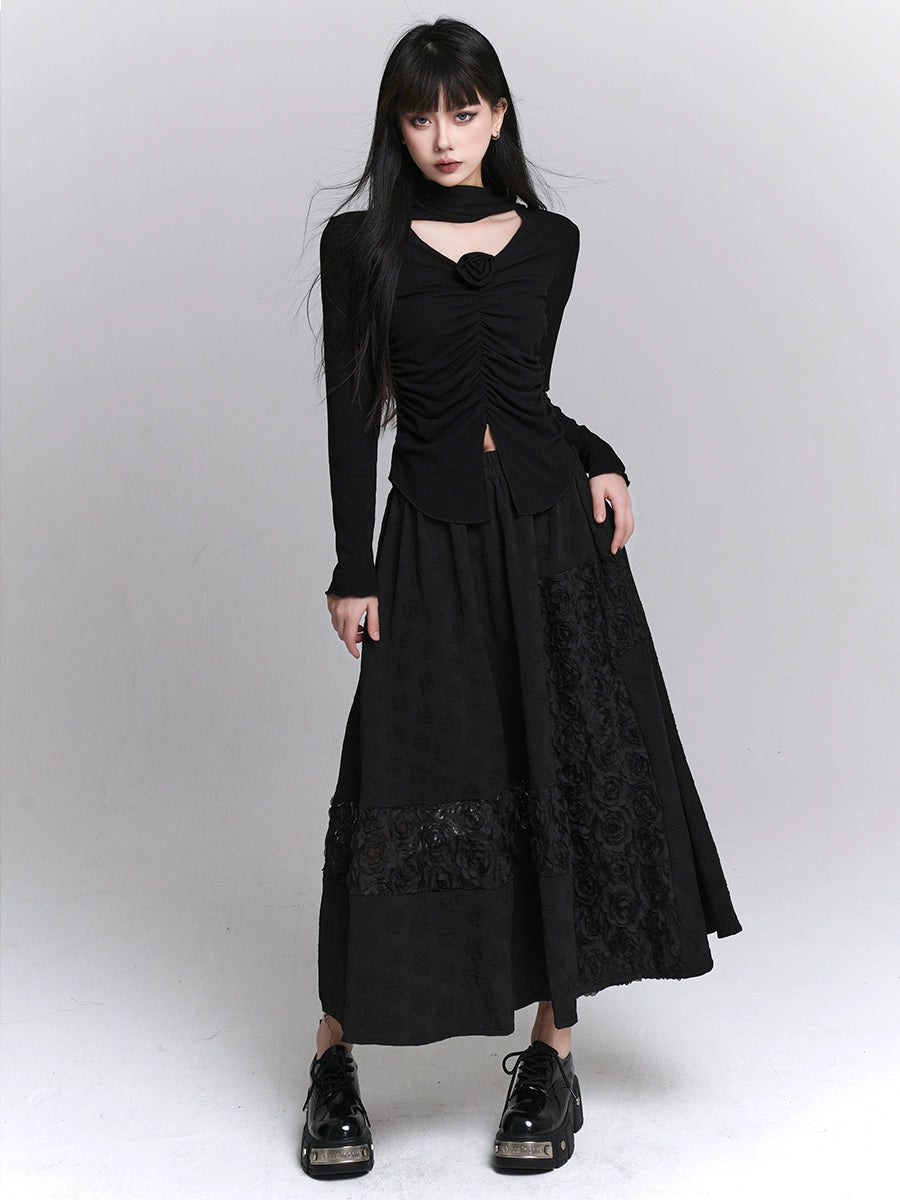 american retro long skirt/lg1124